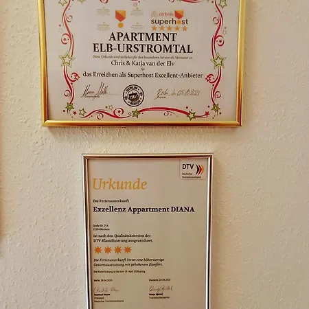 Ruhiges 4 Sterne Exzellenz-appartement Diana Im Elb-urstromtal - Fast Wlan, Good For Long-terms Bleckede